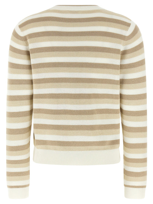 Brunello Cucinelli Brunello Cucinelli Striped Cotton Sweater