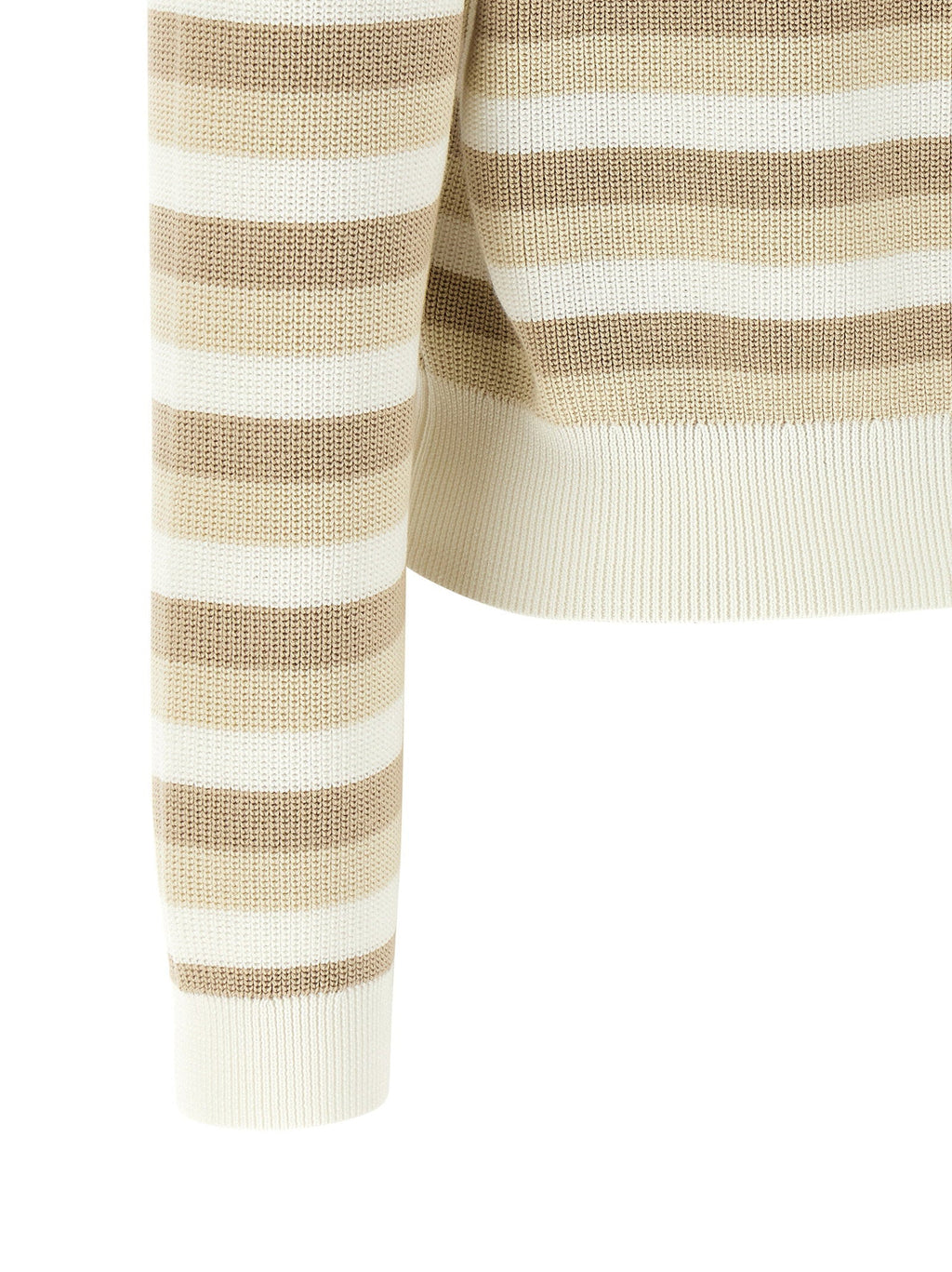 Brunello Cucinelli Brunello Cucinelli Striped Cotton Sweater