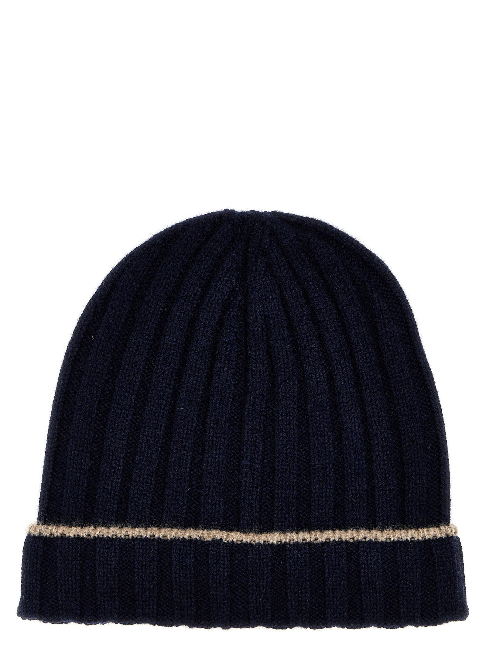 Brunello Cucinelli Brunello Cucinelli Contrast Line Beanie