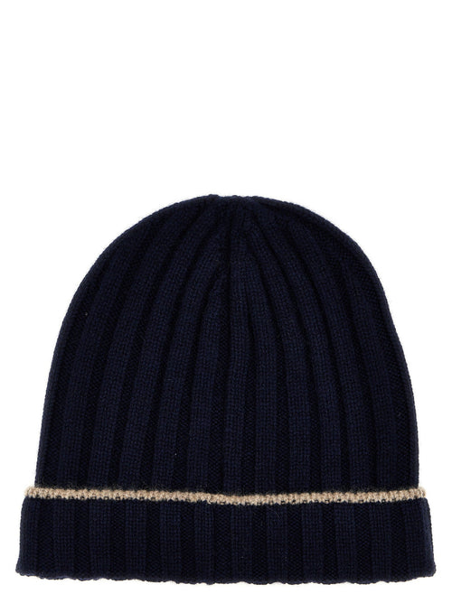 Brunello Cucinelli Brunello Cucinelli Contrast Line Beanie