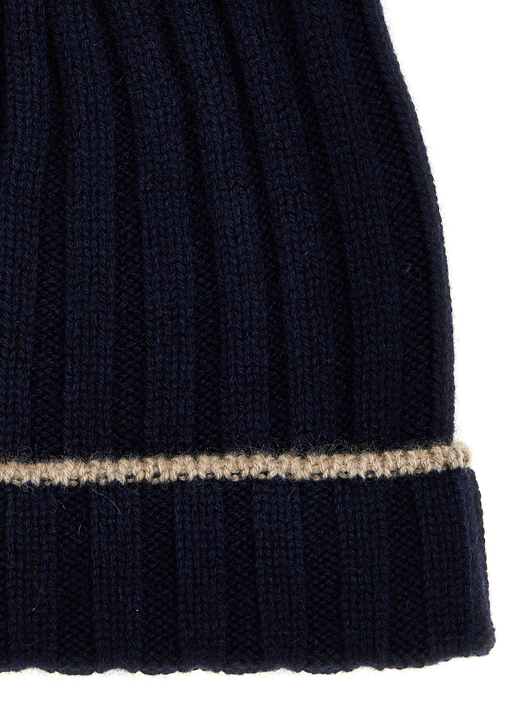 Brunello Cucinelli Brunello Cucinelli Contrast Line Beanie