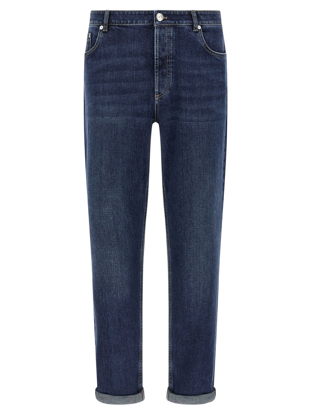 Brunello Cucinelli Brunello Cucinelli Logo Embroidery Stretch Jeans