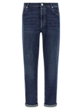 Brunello Cucinelli Brunello Cucinelli Logo Embroidery Stretch Jeans