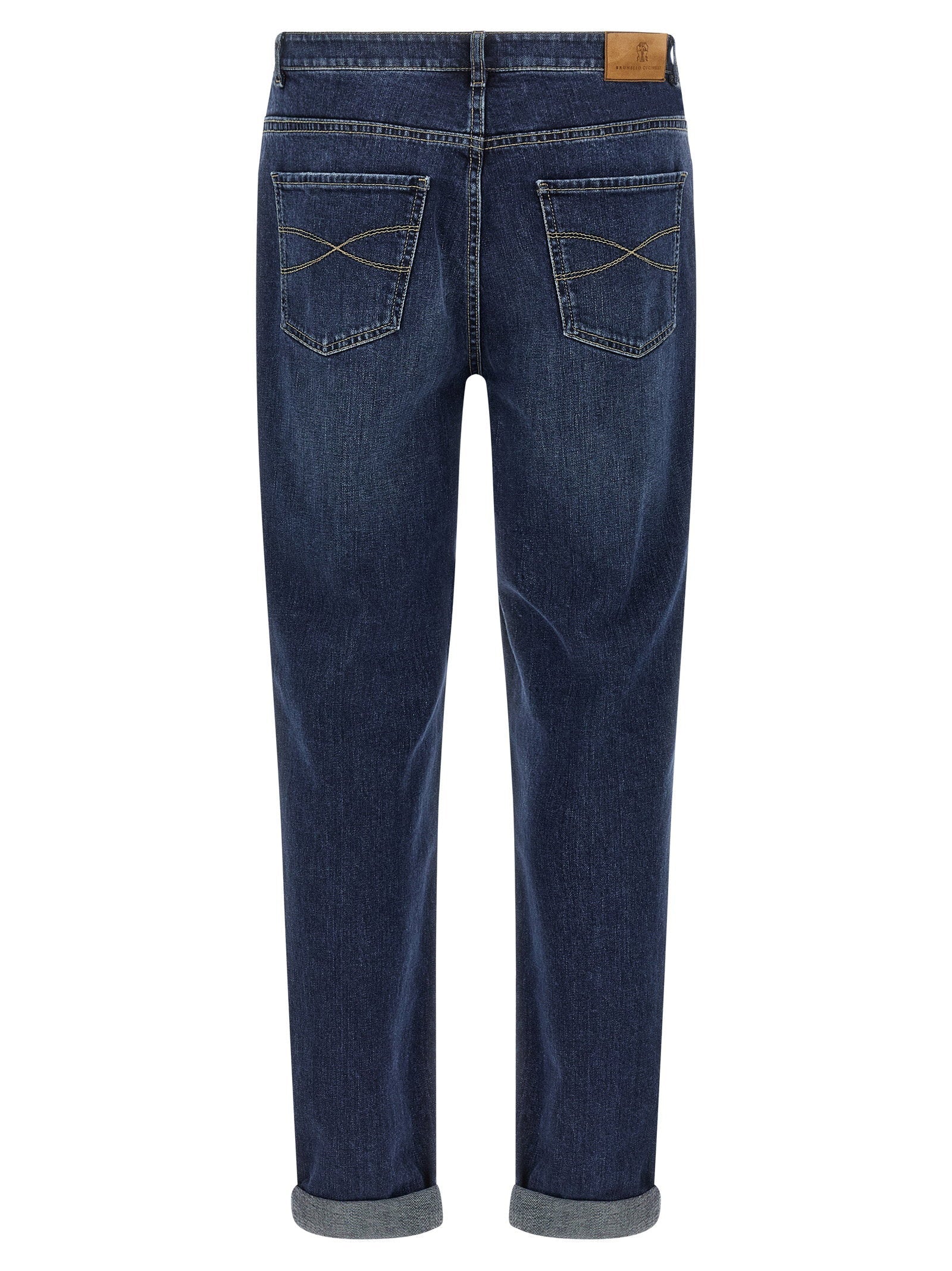 Brunello Cucinelli Brunello Cucinelli Logo Embroidery Stretch Jeans