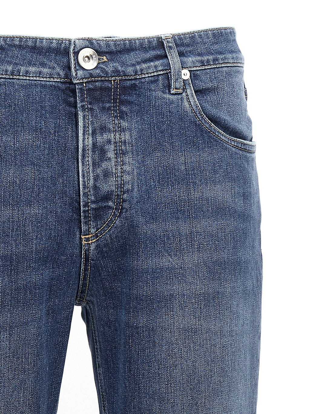 Brunello Cucinelli Brunello Cucinelli Logo Embroidery Stretch Jeans