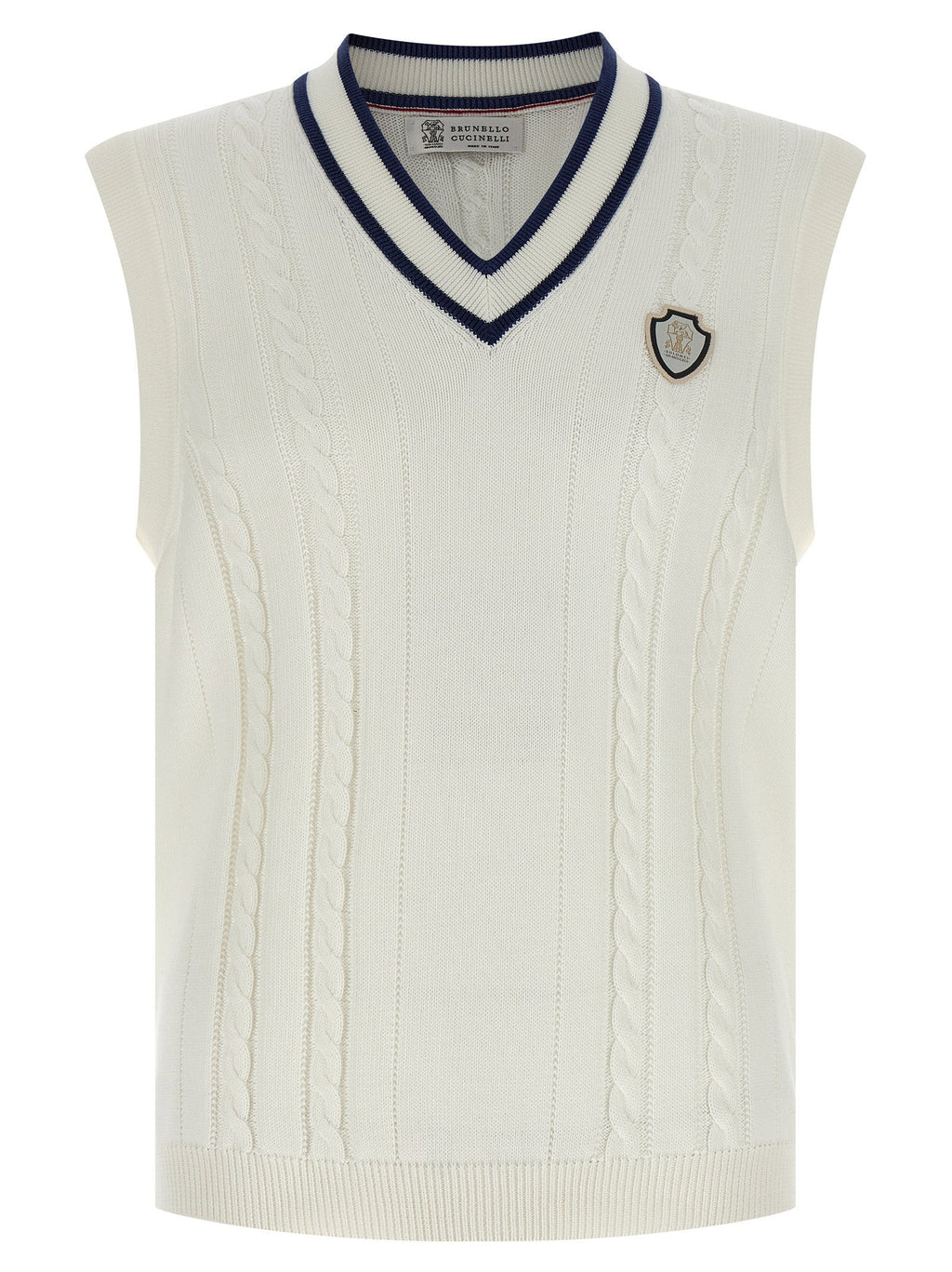 Brunello Cucinelli Brunello Cucinelli Cotton Braided Vest