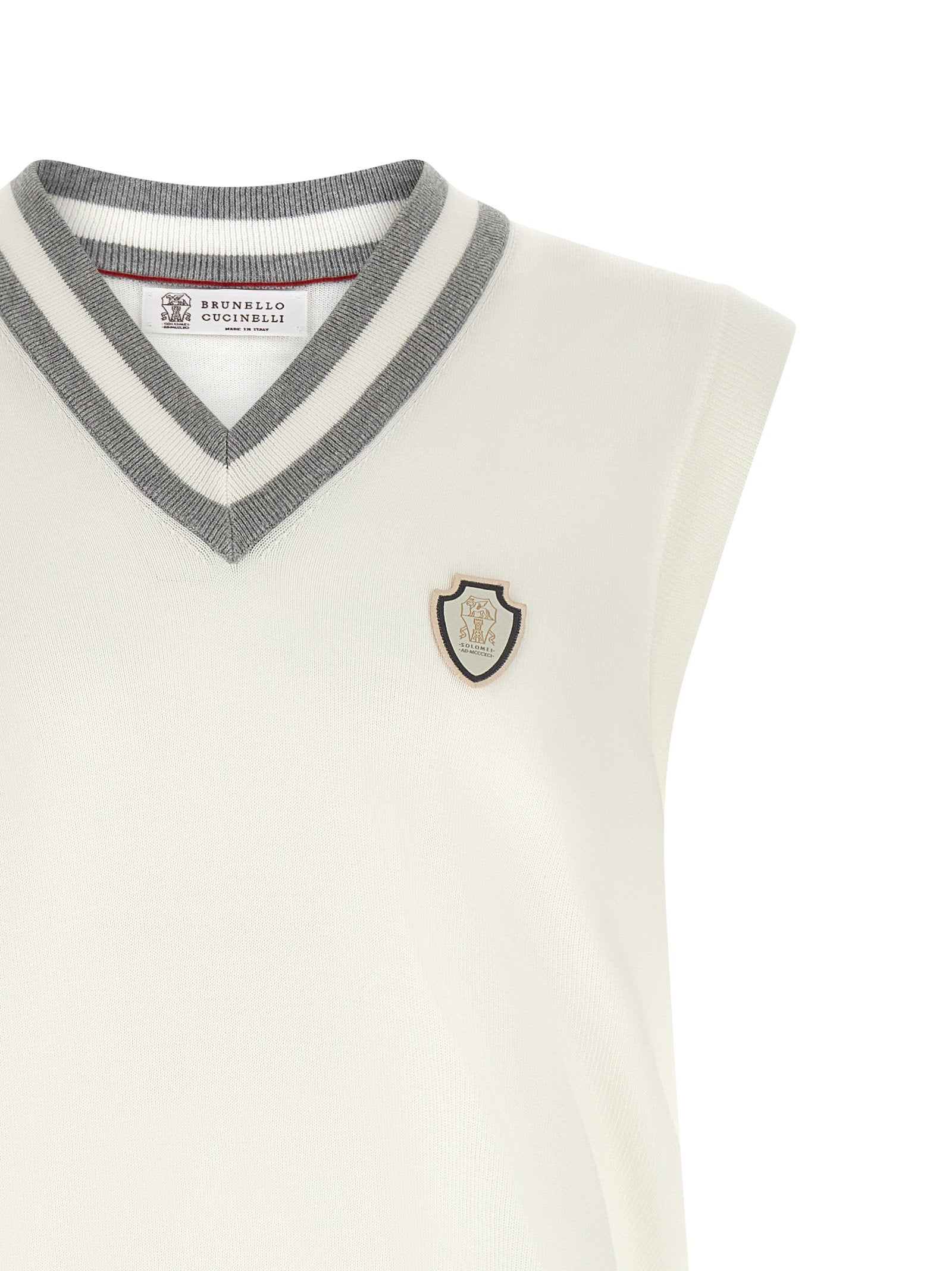Brunello Cucinelli Brunello Cucinelli Logo Patch Vest
