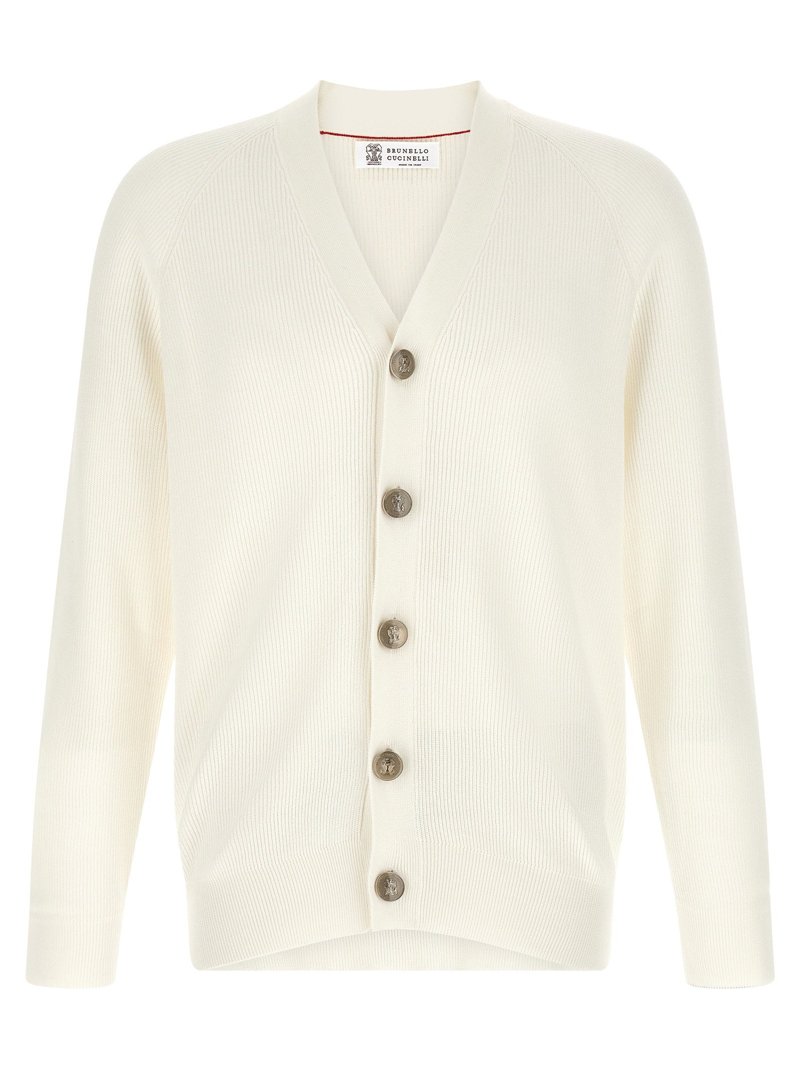 Brunello Cucinelli Brunello Cucinelli English Ribbed Cardigan