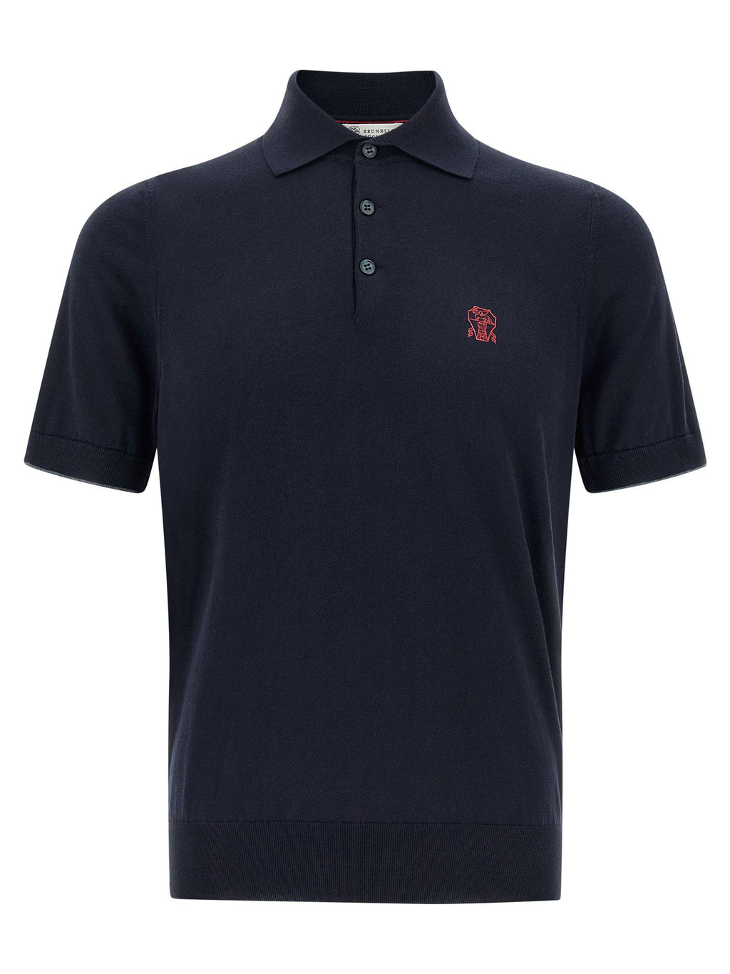 Brunello Cucinelli Brunello Cucinelli Logo Embroidery Polo Shirt
