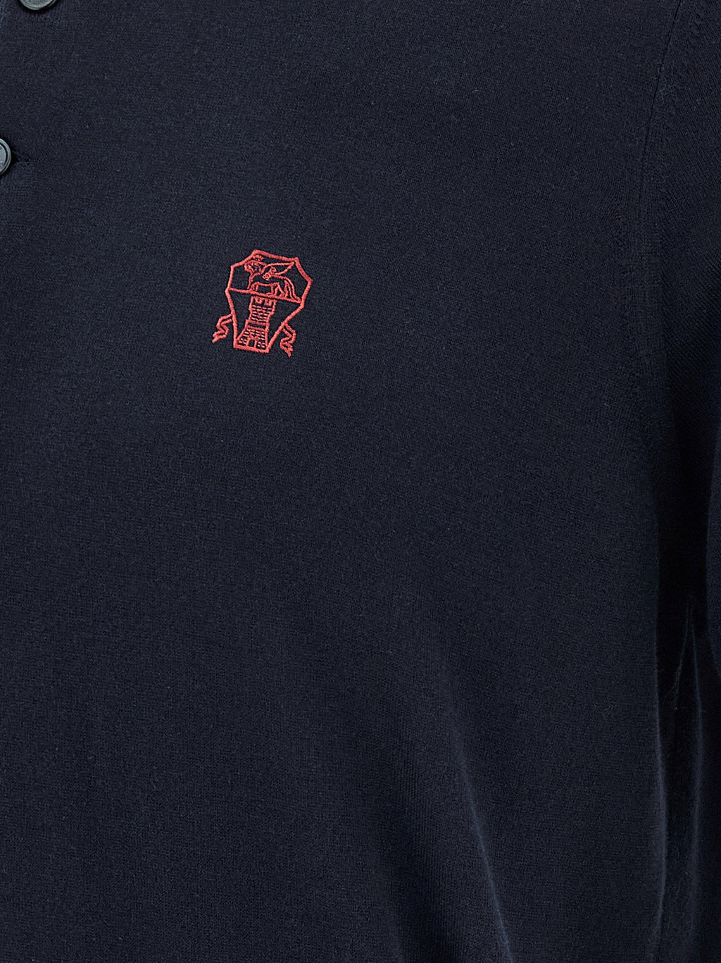 Brunello Cucinelli Brunello Cucinelli Logo Embroidery Polo Shirt