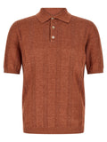Brunello Cucinelli Brunello Cucinelli Wide Ribbed Polo Shirt
