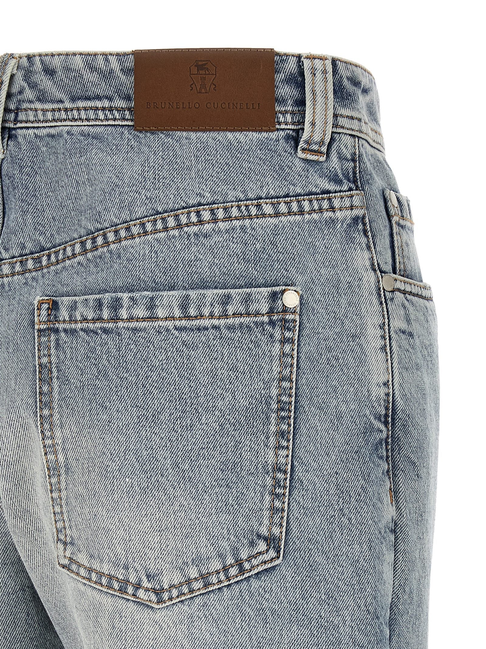 Brunello Cucinelli Brunello Cucinelli Baggy Tapered Jeans