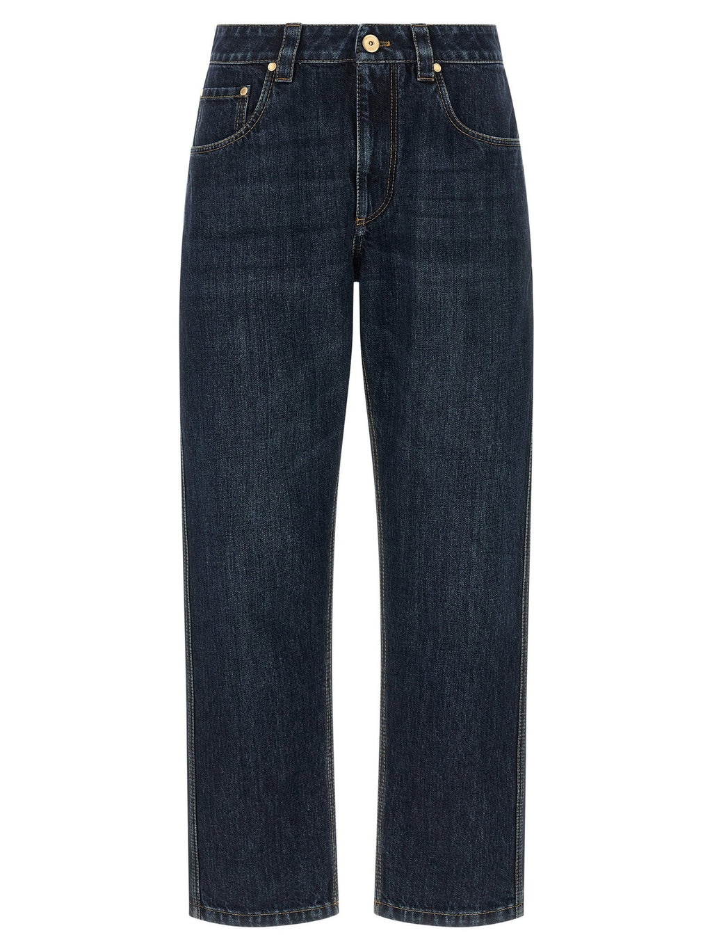 Brunello Cucinelli Brunello Cucinelli Shiny Bartack Jeans