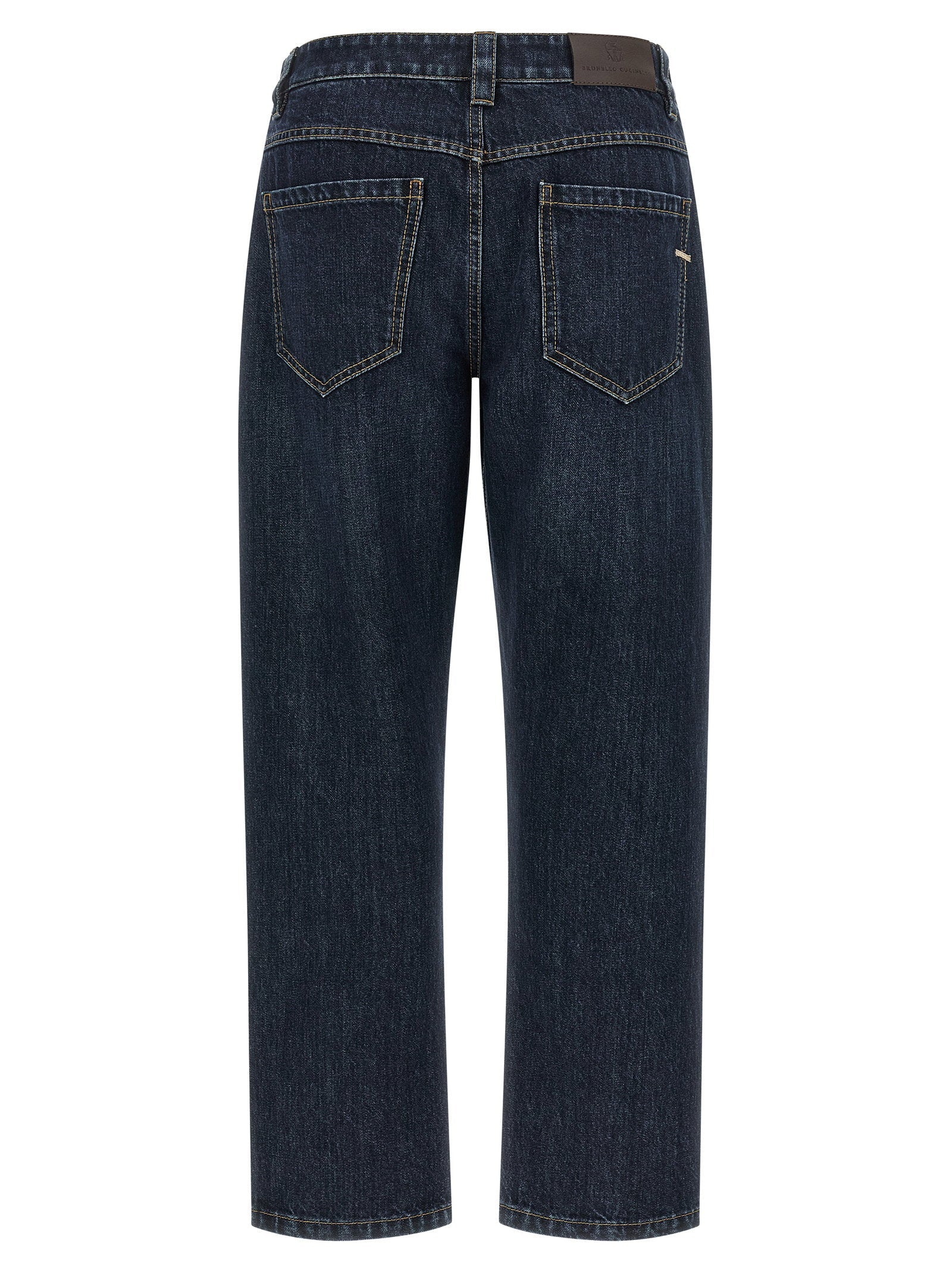 Brunello Cucinelli Brunello Cucinelli Shiny Bartack Jeans