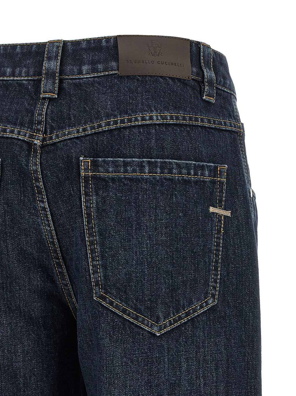 Brunello Cucinelli Brunello Cucinelli Shiny Bartack Jeans