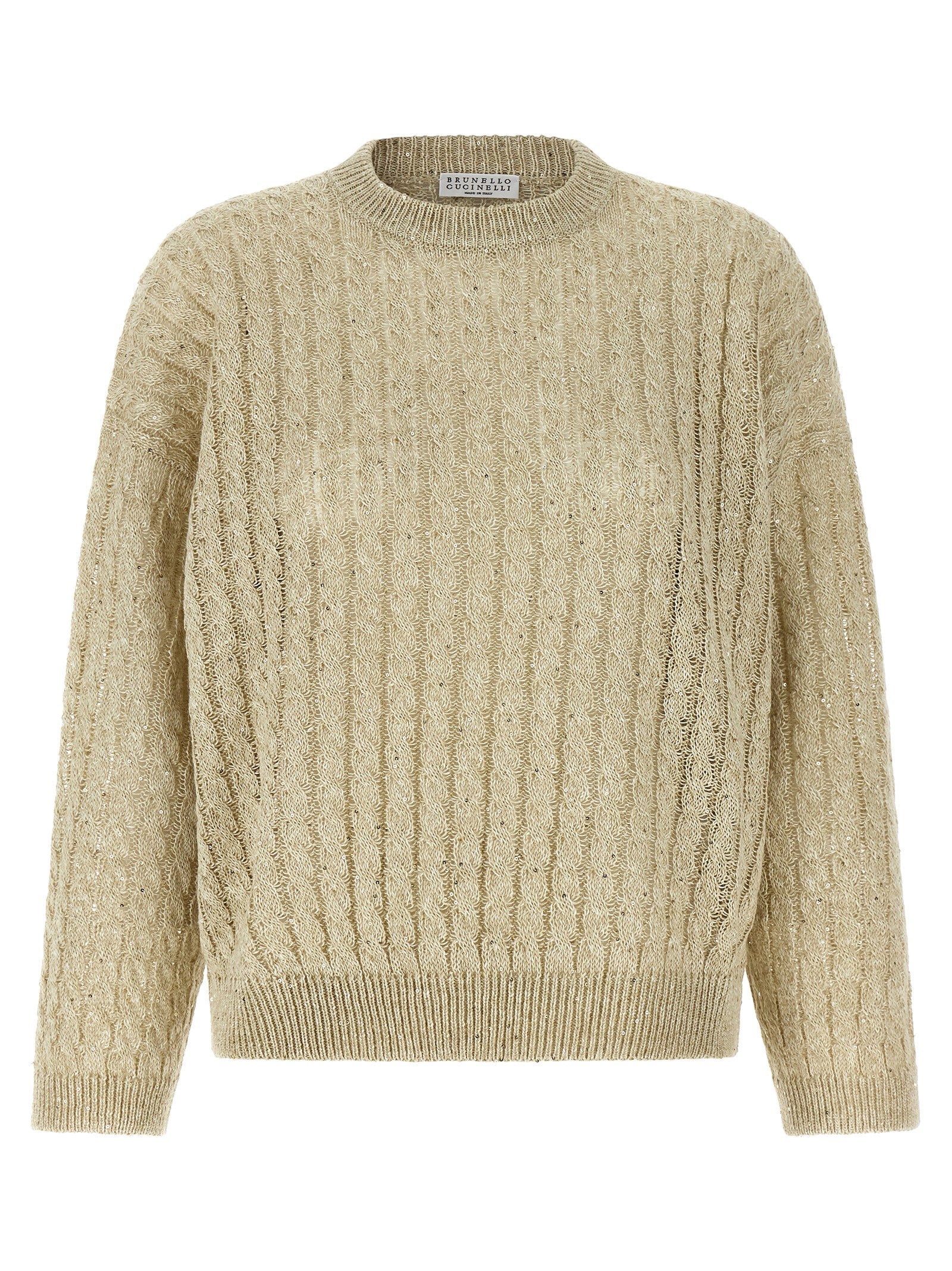 Brunello Cucinelli Brunello Cucinelli Dazzling Cable Sweater