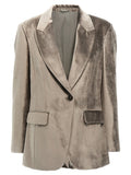 Brunello Cucinelli Brunello Cucinelli Single-breasted Chenille Blazer