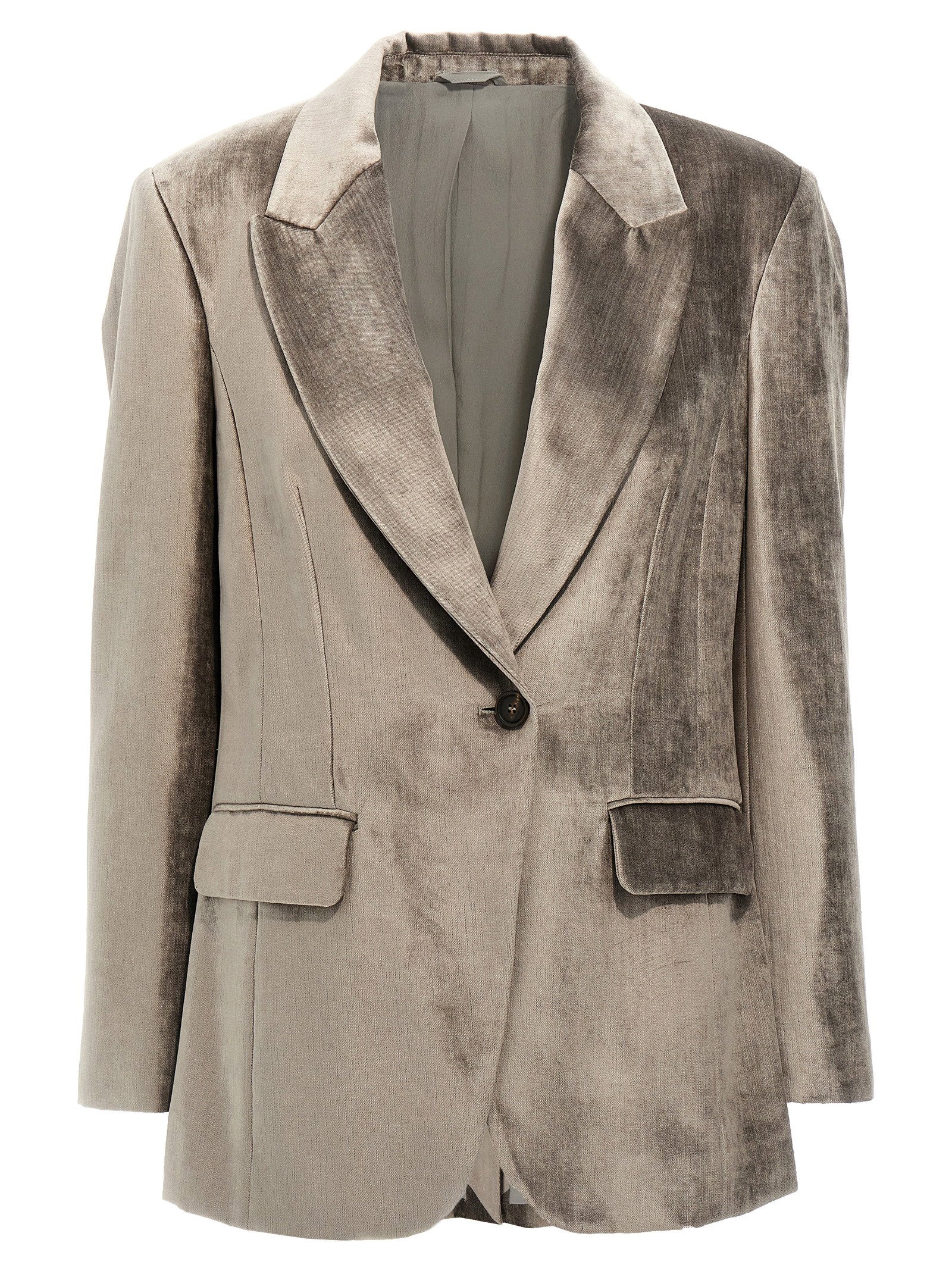 Brunello Cucinelli Brunello Cucinelli Single-breasted Chenille Blazer