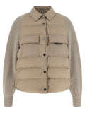Brunello Cucinelli Brunello Cucinelli Shiny Flap Detail Down Jacket