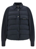 Brunello Cucinelli Brunello Cucinelli Shiny Flap Detail Down Jacket