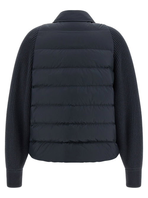 Brunello Cucinelli Brunello Cucinelli Shiny Flap Detail Down Jacket