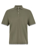 Brunello Cucinelli Brunello Cucinelli Faux Layering Polo Shirt