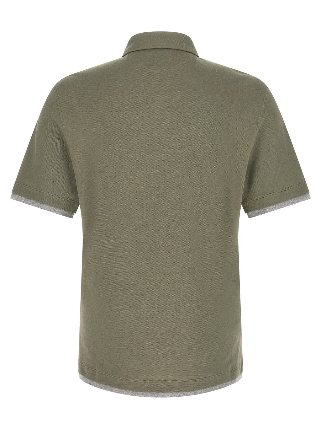 Brunello Cucinelli Brunello Cucinelli Faux Layering Polo Shirt