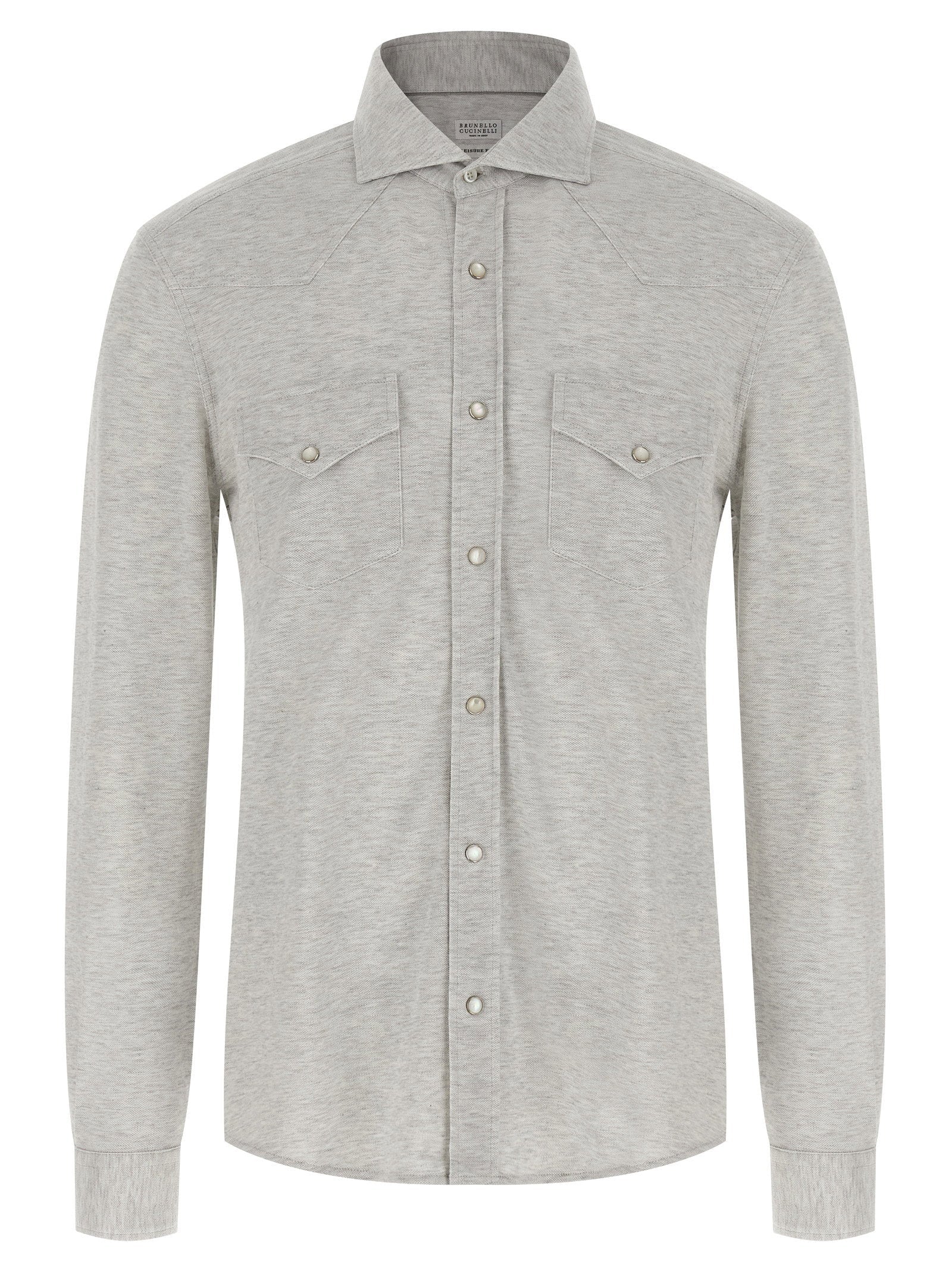 Brunello Cucinelli Brunello Cucinelli Piqué Cotton Shirt