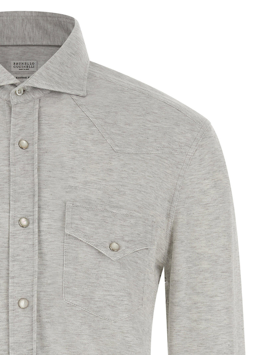 Brunello Cucinelli Brunello Cucinelli Piqué Cotton Shirt