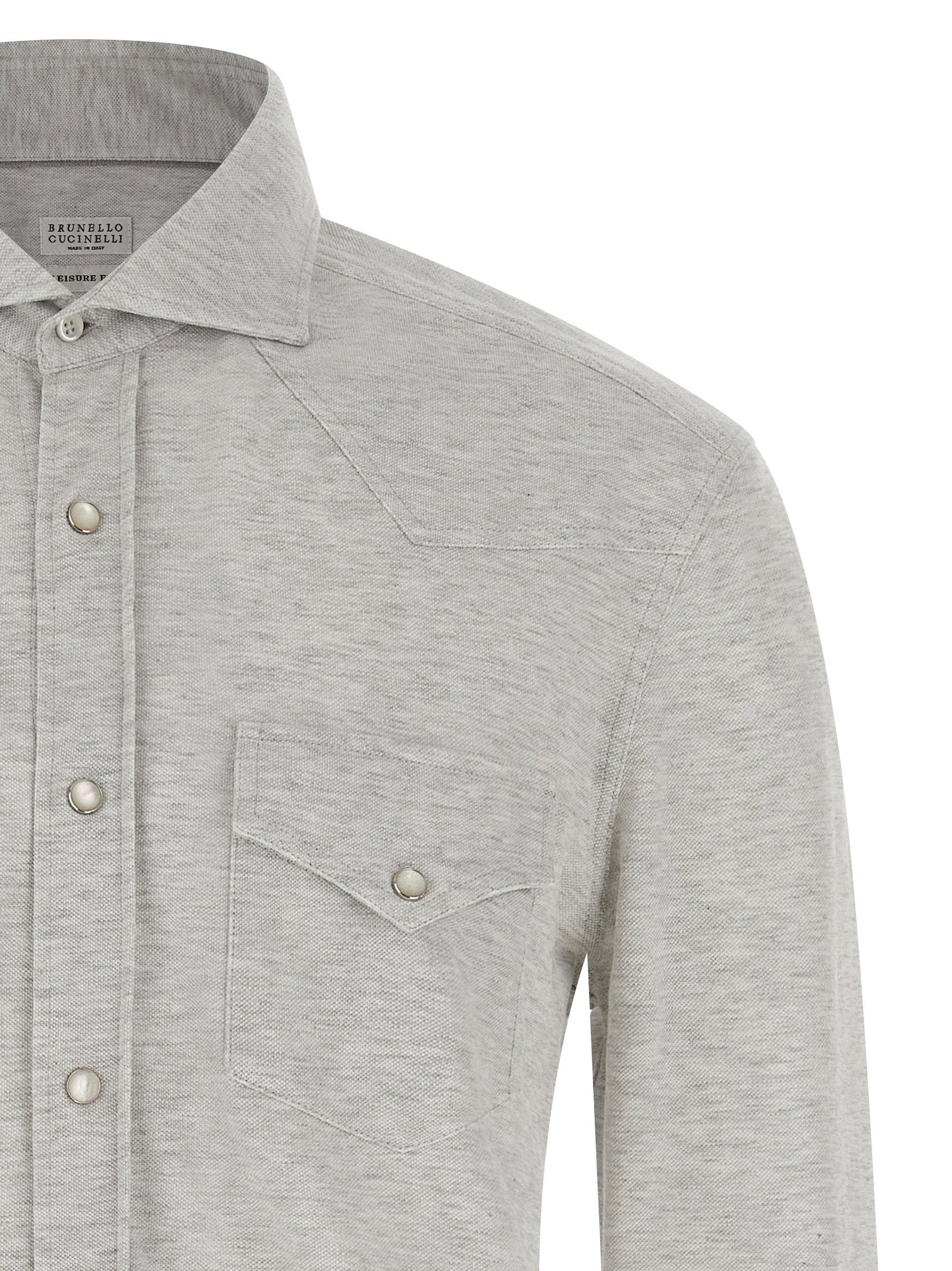 Brunello Cucinelli Brunello Cucinelli Piqué Cotton Shirt