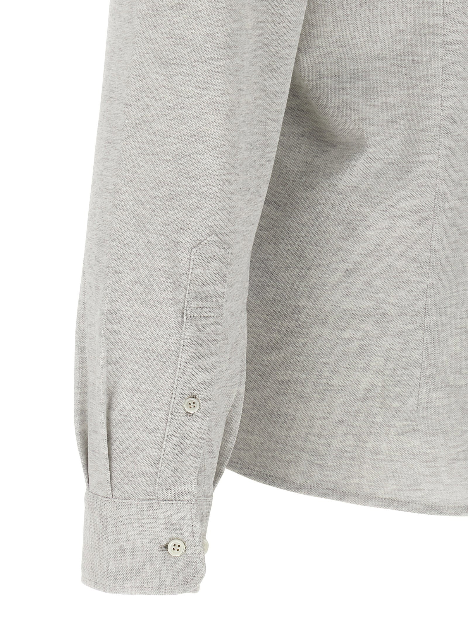 Brunello Cucinelli Brunello Cucinelli Piqué Cotton Shirt