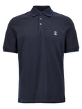 Brunello Cucinelli Brunello Cucinelli Logo Piqué Polo Shirt