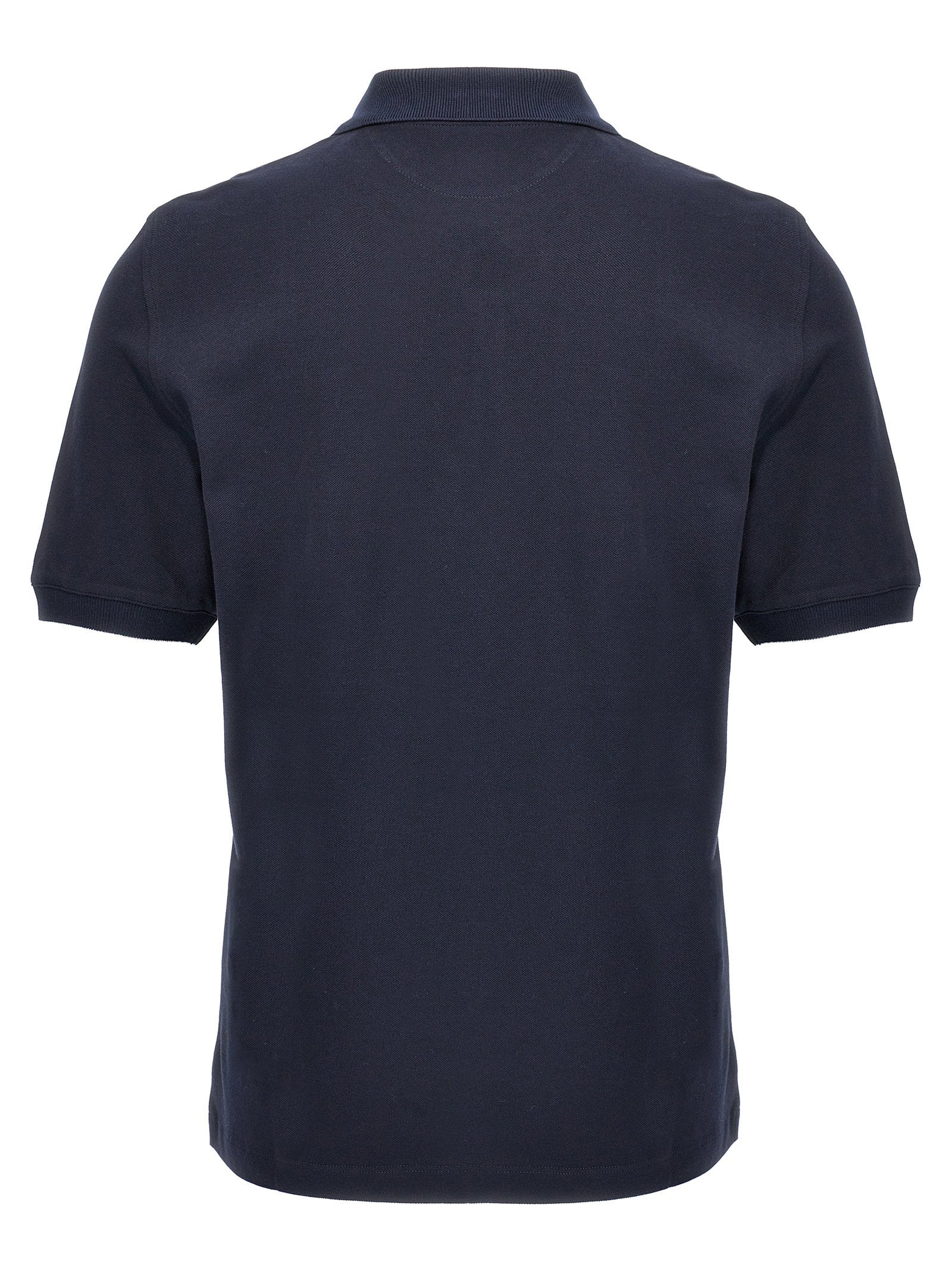 Brunello Cucinelli Brunello Cucinelli Logo Piqué Polo Shirt