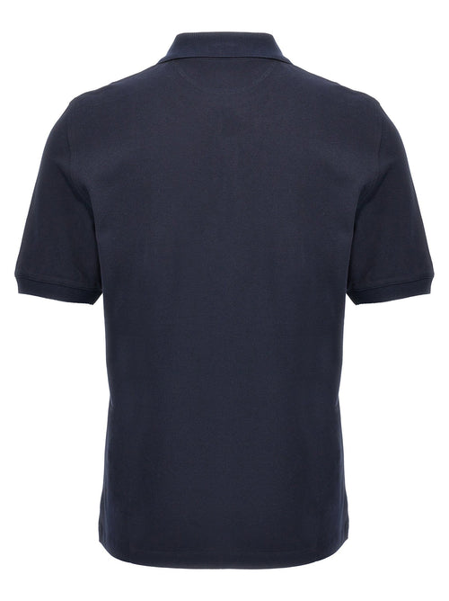 Brunello Cucinelli Brunello Cucinelli Logo Piqué Polo Shirt