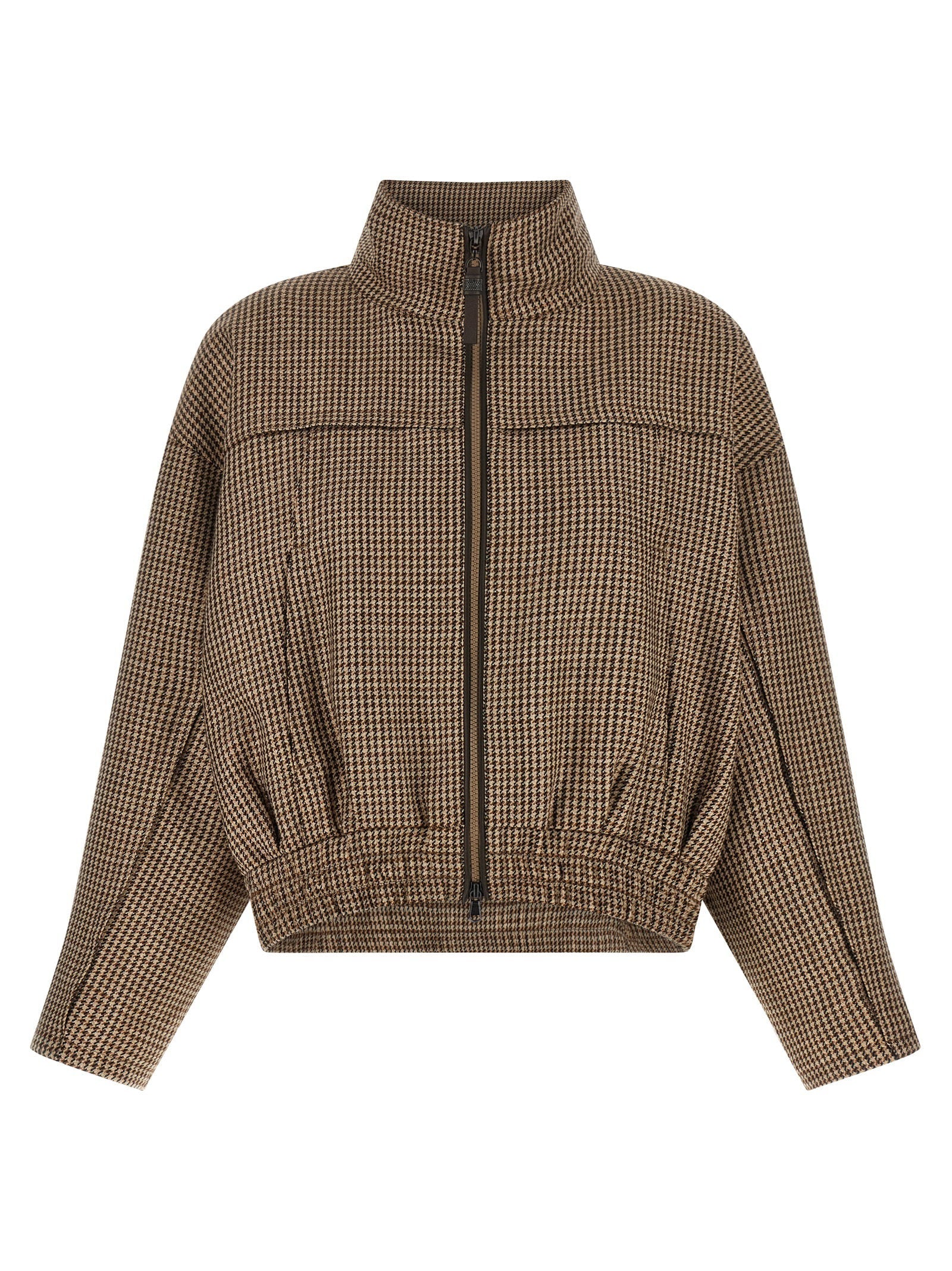 Brunello Cucinelli Brunello Cucinelli Shiny Zipper Pull Jacket