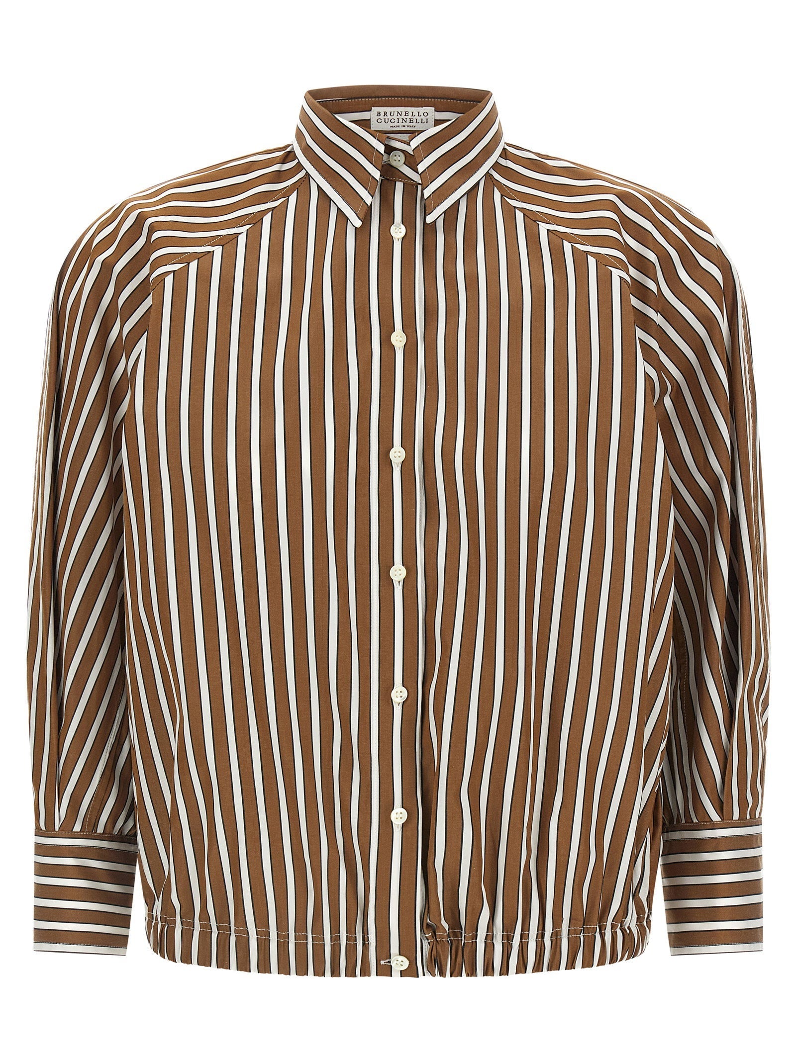 Brunello Cucinelli Brunello Cucinelli Shadow Striped Shirt