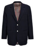 Thom Browne Thom Browne Single-breasted Seersucker Blazer