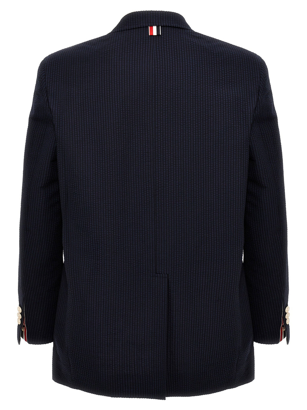 Thom Browne Thom Browne Single-breasted Seersucker Blazer