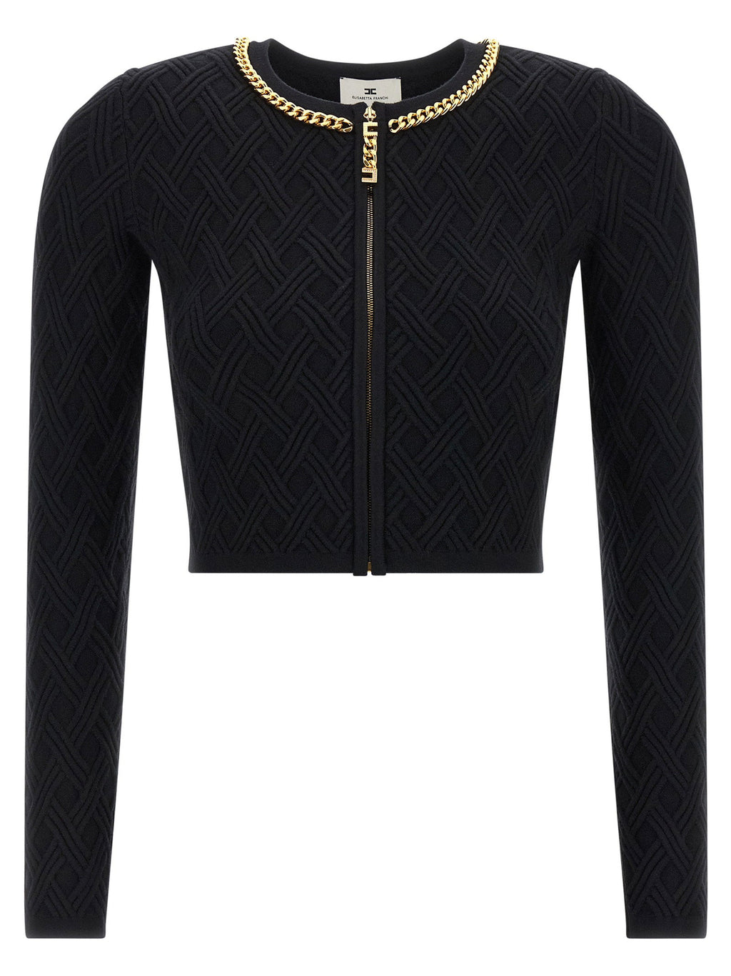 Elisabetta Franchi Elisabetta Franchi Jewel Zip Puller Cardigan