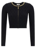 Elisabetta Franchi Elisabetta Franchi Jewel Zip Puller Cardigan