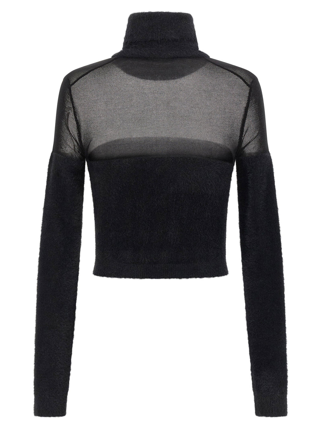 Elisabetta Franchi Elisabetta Franchi Brushed Insert Turtleneck Sweater