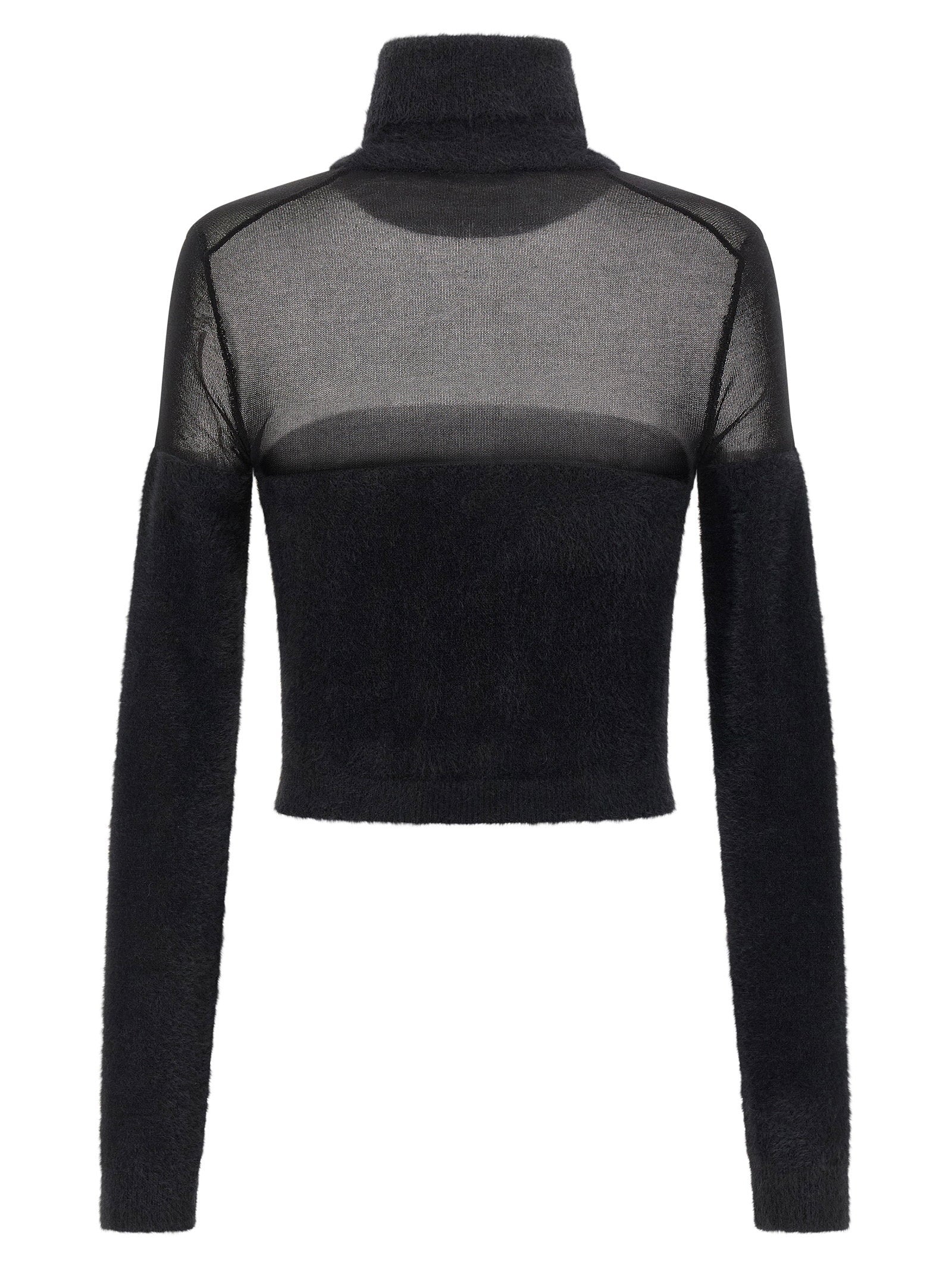 Elisabetta Franchi Elisabetta Franchi Brushed Insert Turtleneck Sweater