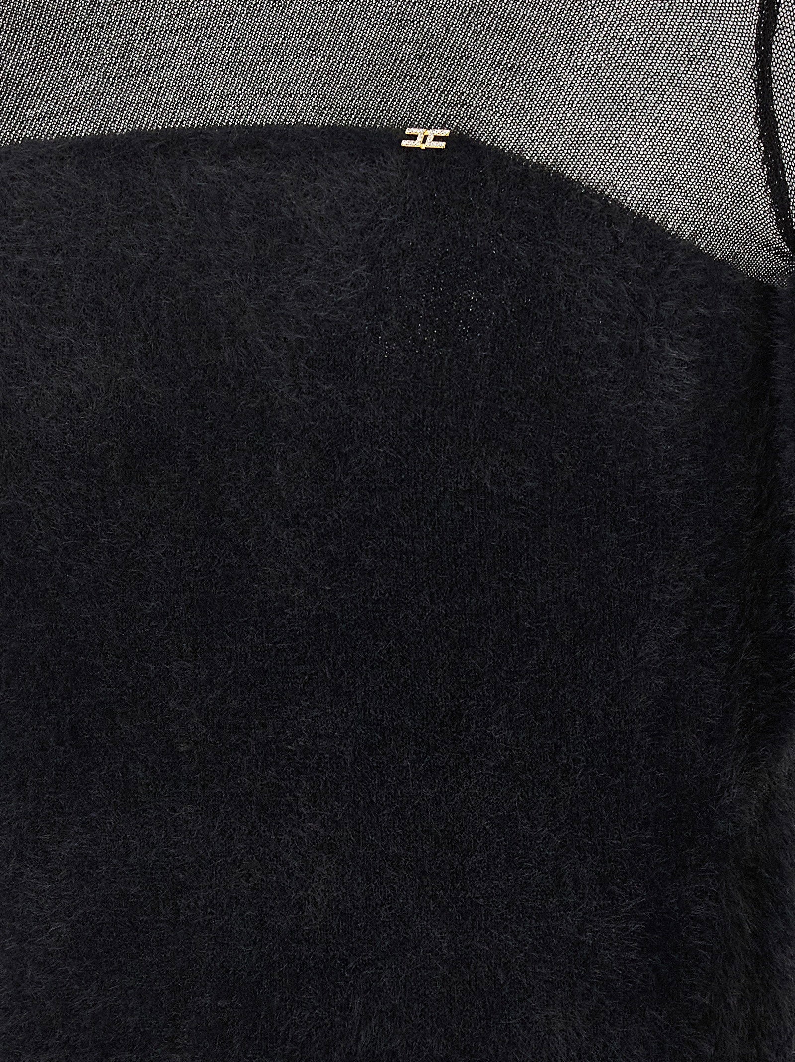 Elisabetta Franchi Elisabetta Franchi Brushed Insert Turtleneck Sweater