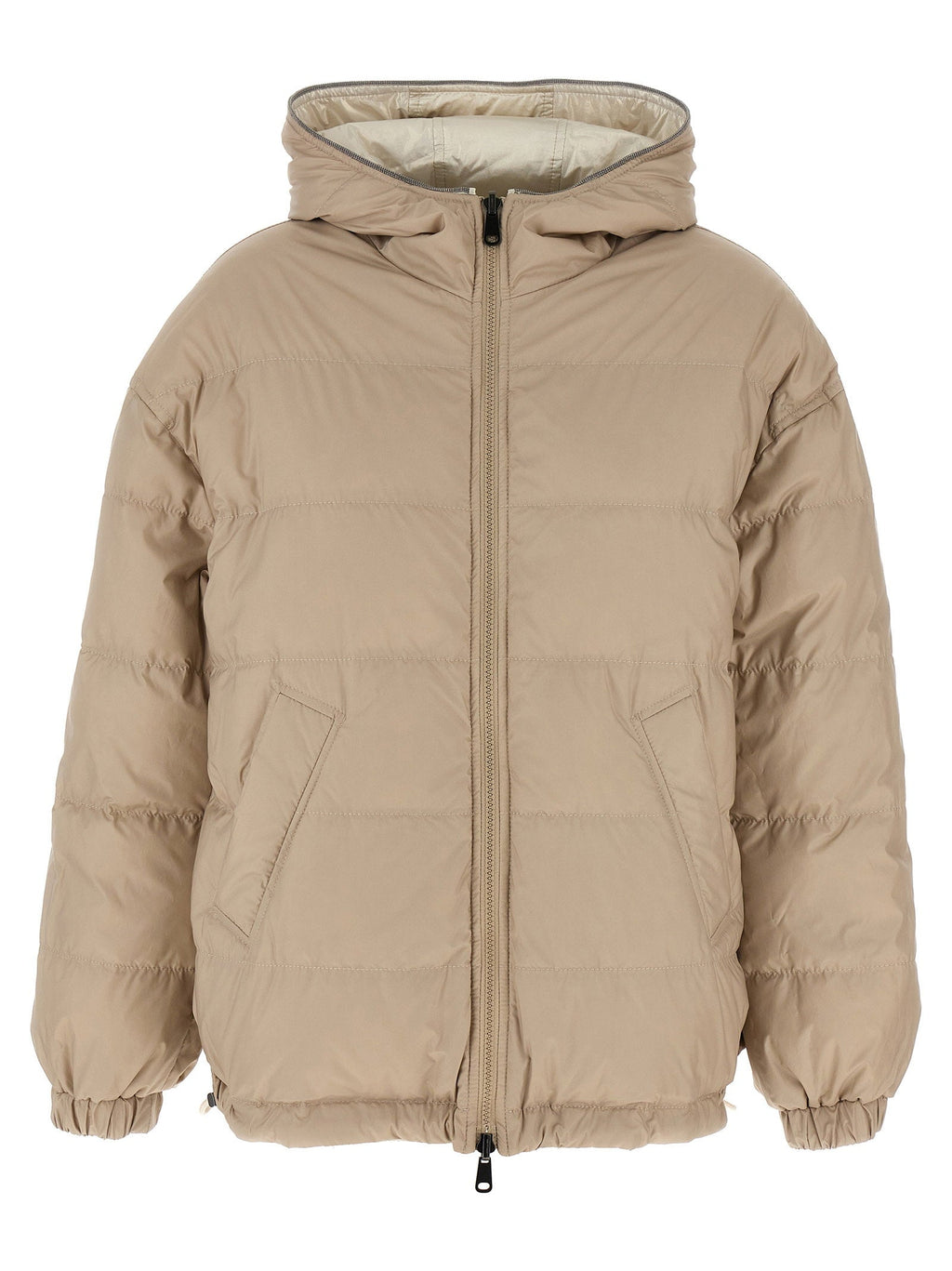 Brunello Cucinelli Brunello Cucinelli Laminated Reversible Down Jacket