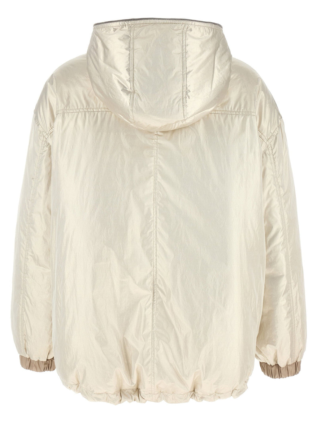 Brunello Cucinelli Brunello Cucinelli Laminated Reversible Down Jacket