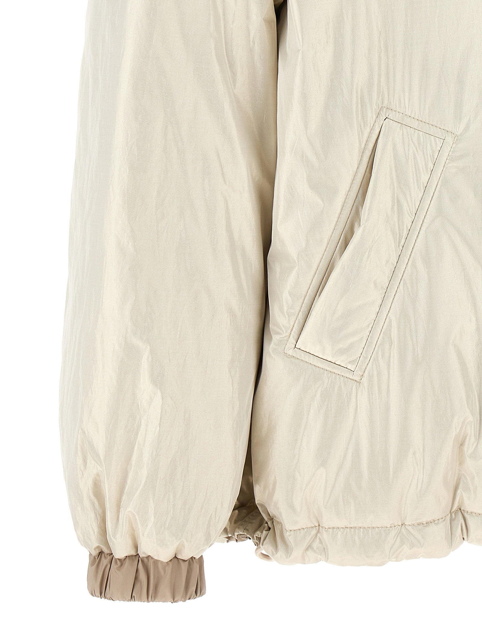 Brunello Cucinelli Brunello Cucinelli Laminated Reversible Down Jacket