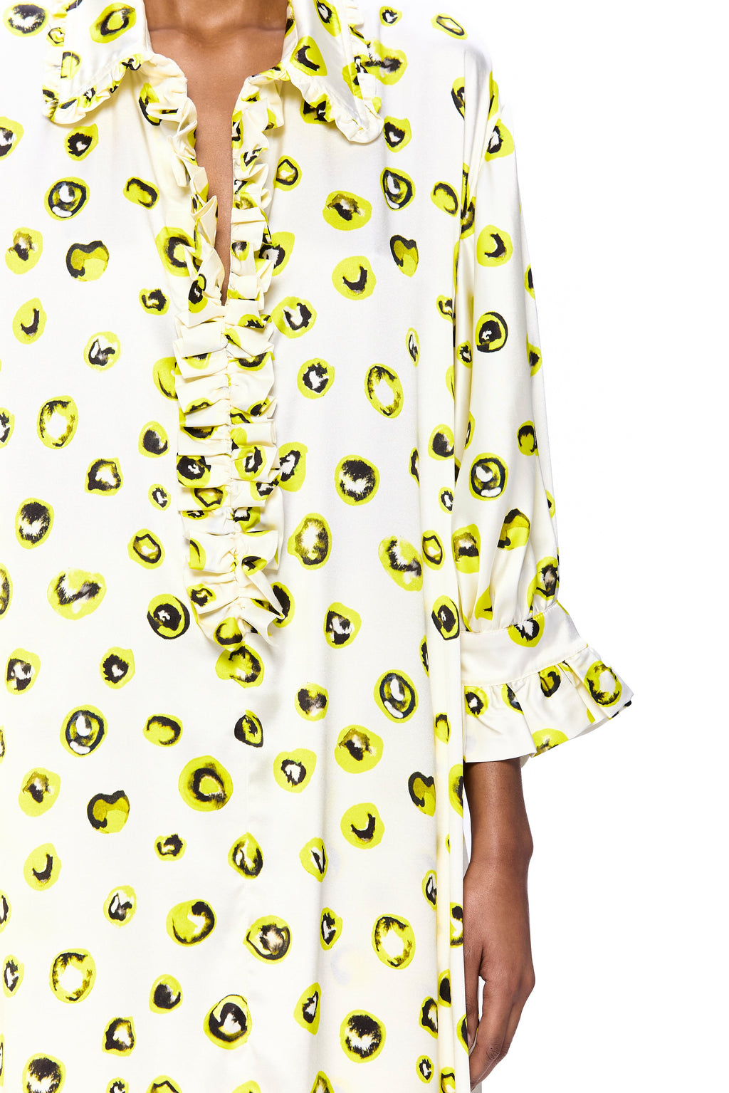 The Ruffled Tunic : Silk