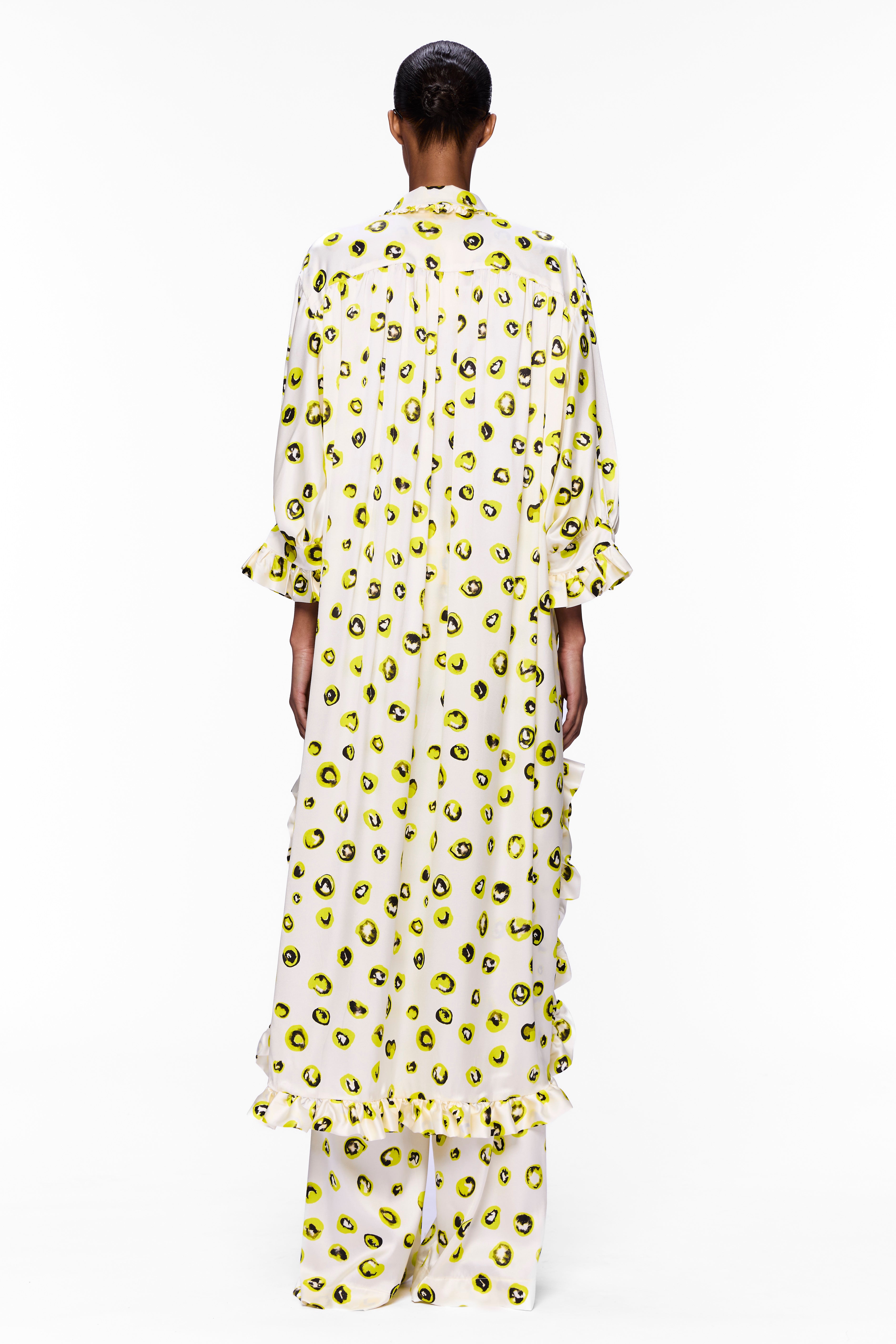 The Ruffled Tunic : Silk