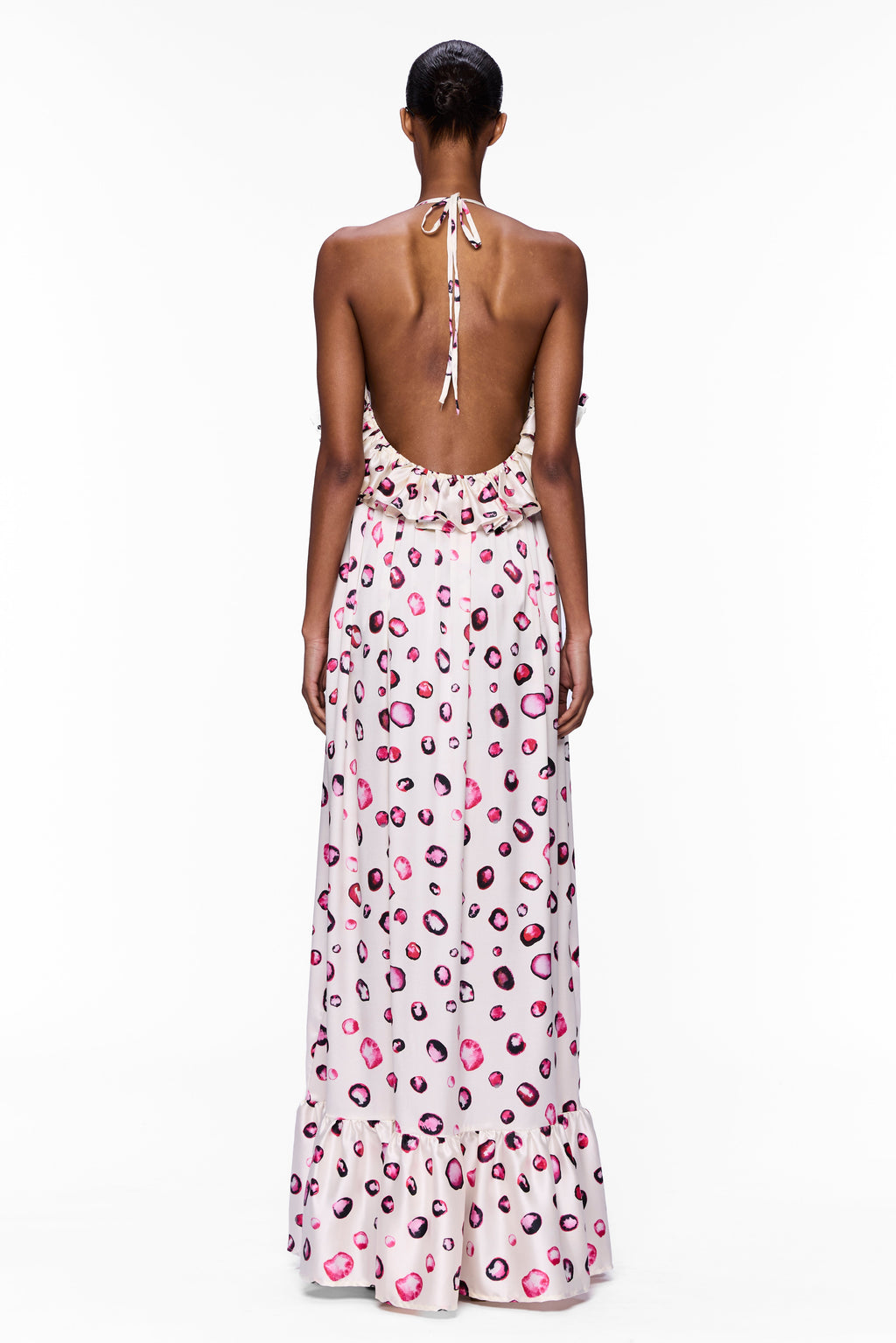 The Ruffled Slip Dress : Silk