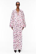 The Touareg Dress with Balloon Sleeve : Silk